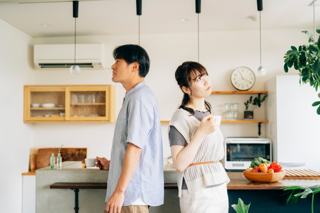 ケンカ中のカップル